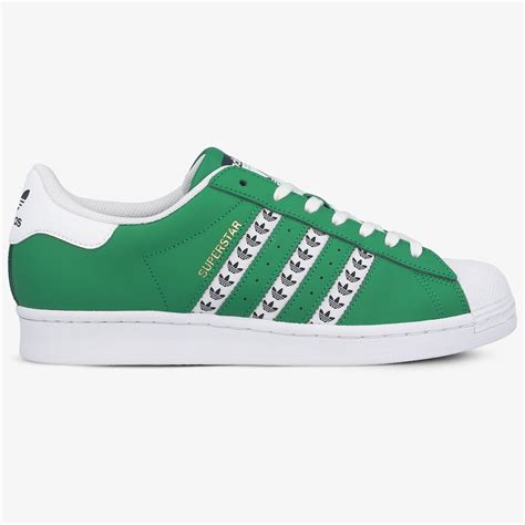 größe 42 adidas originals superstar grün low green|Grun .